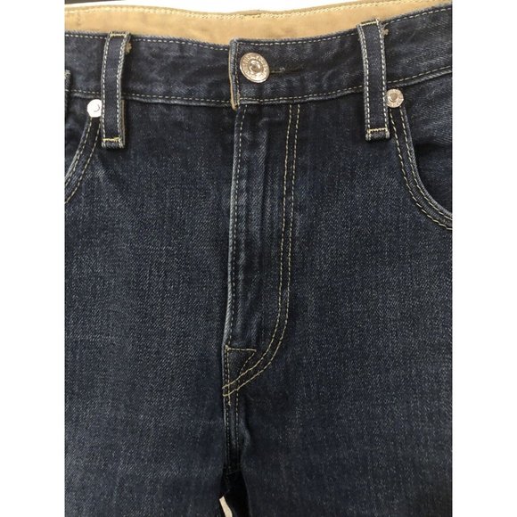 Levis 511 Mens Jeans Size 34x32 Dark Wash Straight Leg Denim Pants VGC! - Picture 6 of 12